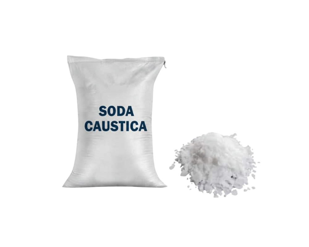 Soda Cáustica en escamas en bulto de 25 kg